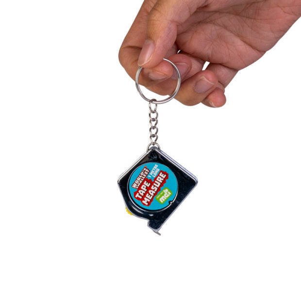 World's Smallest Tape Measure Keychain