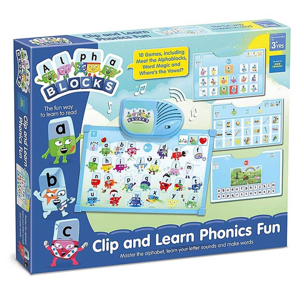 ALPHABLOCKS CLIP & LEARN PHONICS FUN