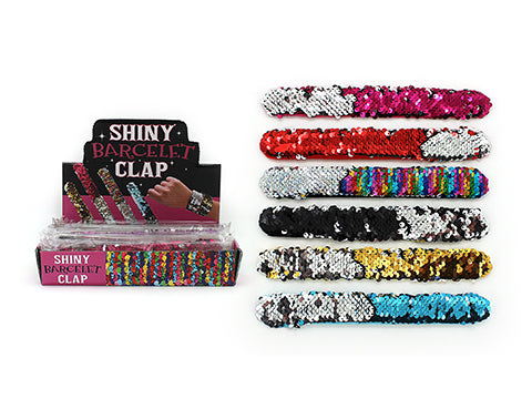 Sequin Slap Band Bracelet