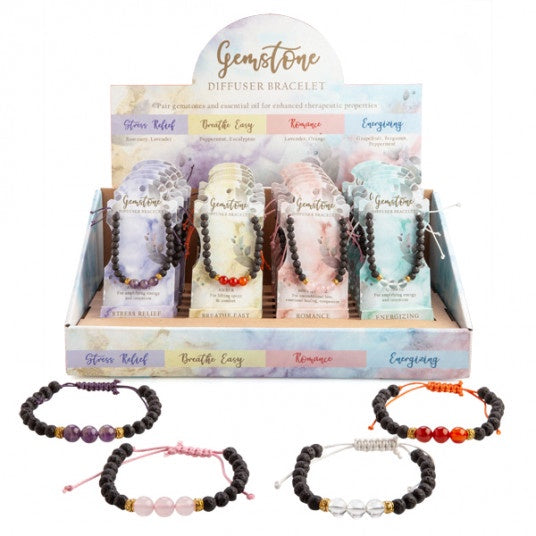 Gemstone Diffuser Bracelet