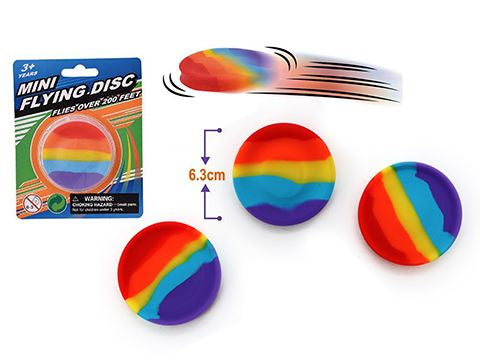 MINI RAINBOW FLYING DISC – 6cm