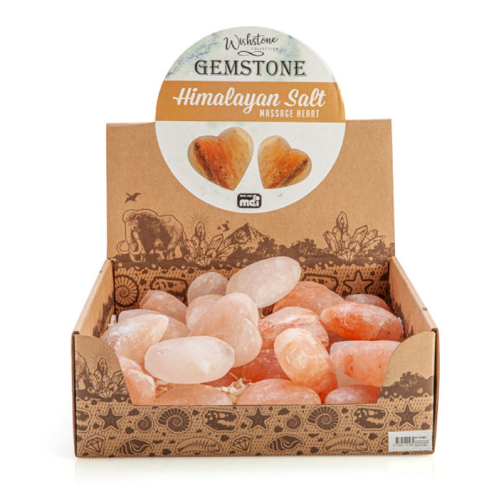 Gemstone Himalayan Salt Massage Heart