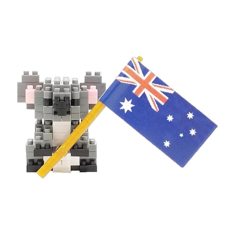 Koala with Flag