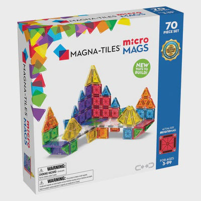 MAGNA-TILES - microMAGS - 70 Piece Set