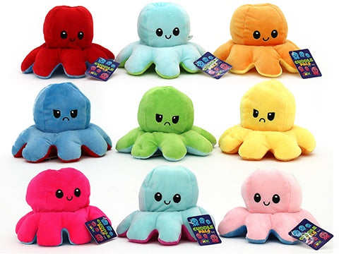 Reversible Octopus - 18cm Plush