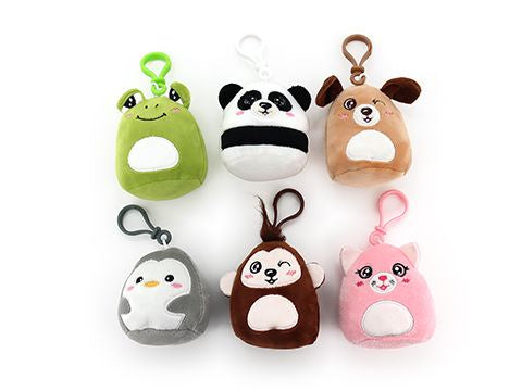 PLUSH – 9CM MELLO FELLO BAG BUDDIES (6 ASSTD)