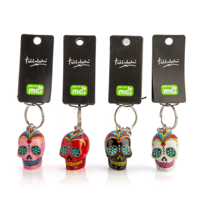 Candy Skull Keychain