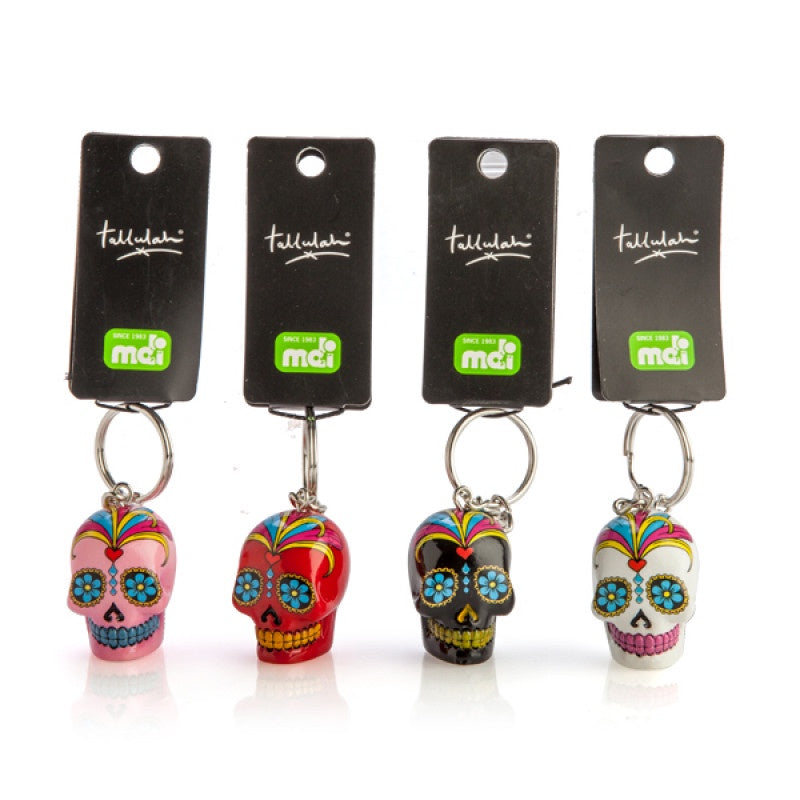 Candy Skull Keychain