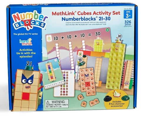 MathLink® Cubes Numberblocks® 21-30 Activity Set