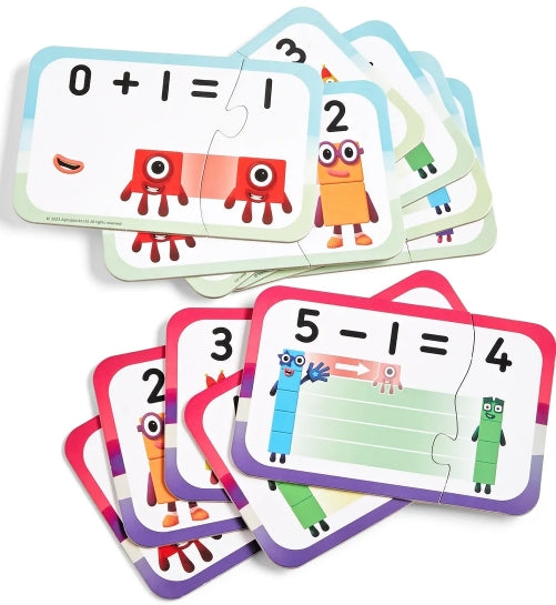 Numberblocks Adding and Subtracting Puzzle Set