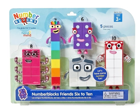 Numberblocks Friends Six to Ten