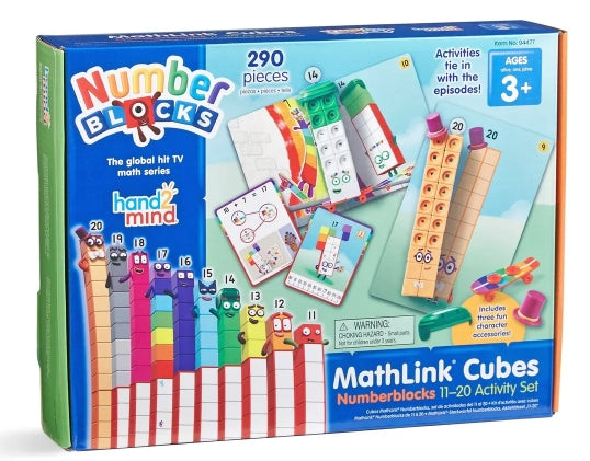 Numberblocks MathLink® Cubes 11–20 Activity Set