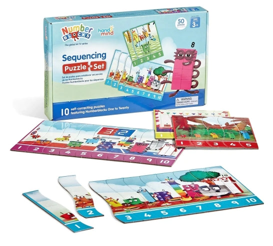 Numberblocks Sequencing Puzzle Set