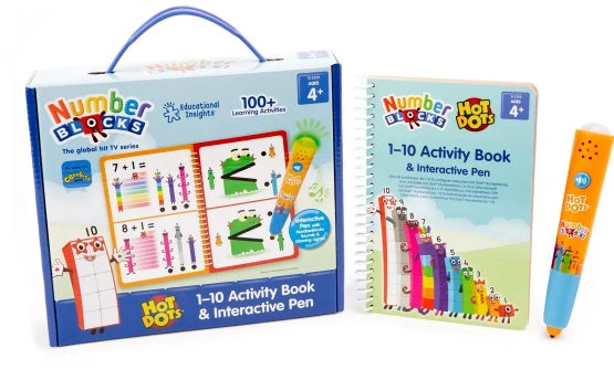 Hot Dots® Numberblocks® 1-10 Activity Book & Interactive Pen