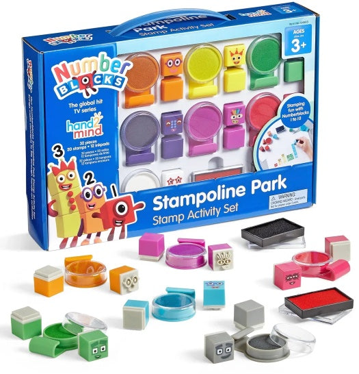 Numberblocks Stampoline Park Stamp Activity Set