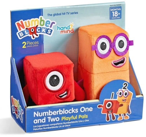 Numberblocks One and Two Playful Pals Plush