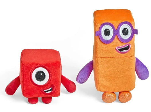 Numberblocks One and Two Playful Pals Plush