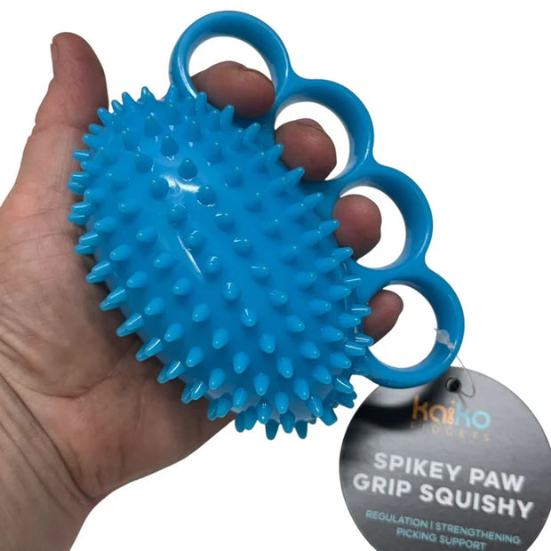 BLUE SPIKEY Paw Grip Squishy