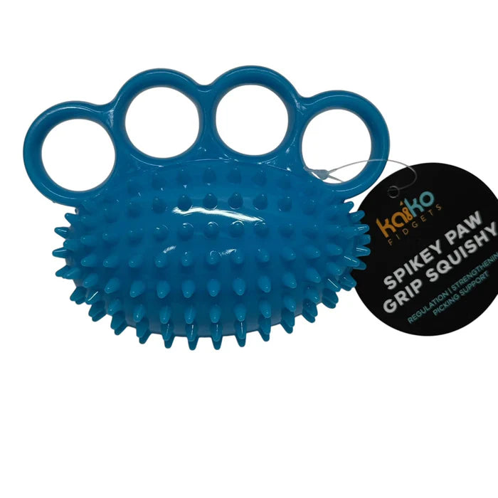 BLUE SPIKEY Paw Grip Squishy