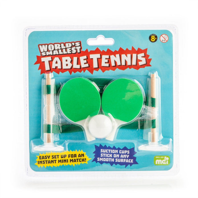 World's Smallest Table Tennis Set