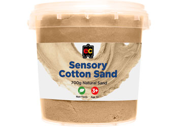 Sensory Cotton Sand 700g Tub - Varieties