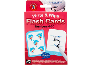 Write & Wipe Flash Cards - Varieties