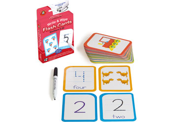 Write & Wipe Flash Cards - Varieties