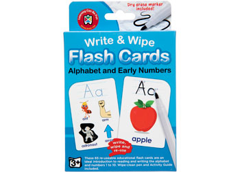 Write & Wipe Flash Cards - Varieties