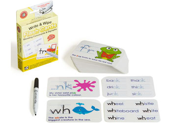 Write & Wipe Flash Cards - Varieties