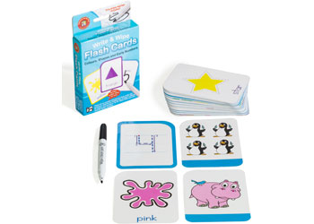 Write & Wipe Flash Cards - Varieties