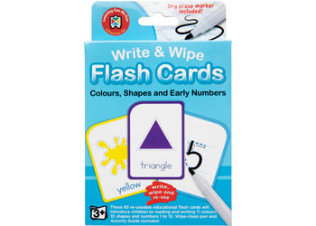 Write & Wipe Flash Cards - Varieties