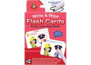 Write & Wipe Flash Cards - Varieties