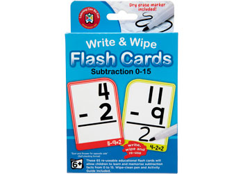 Write & Wipe Flash Cards - Varieties