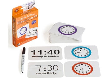 Write & Wipe Flash Cards - Varieties