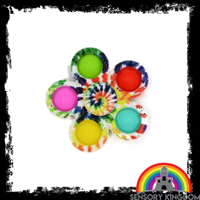 Popper Fidget Spinner - Rainbow