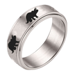 Fidget Ring - Dinosaur Triceratops