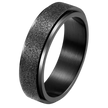 Fidget Ring - Glitter Black