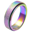 Fidget Ring - Glitter Rainbow