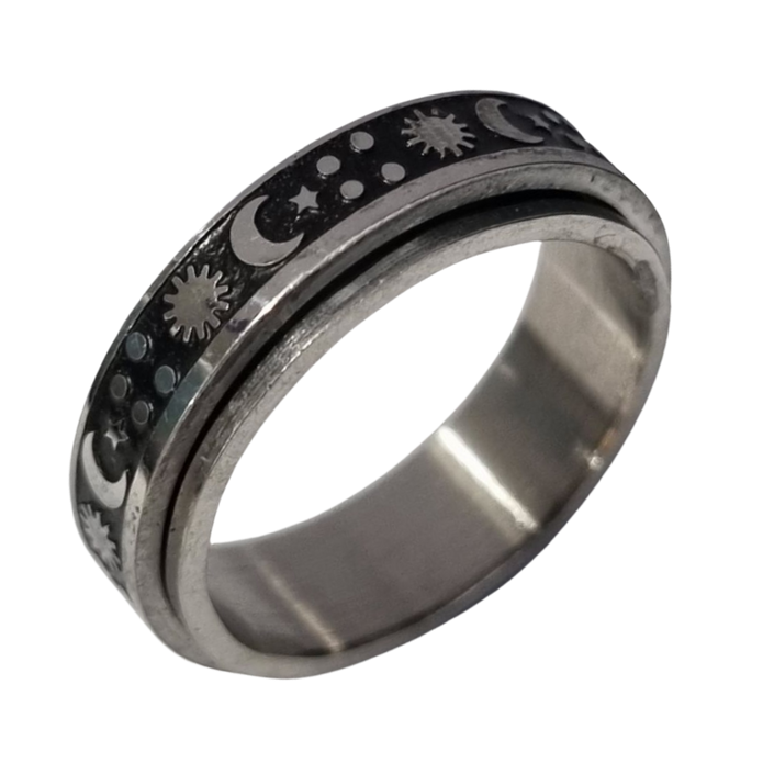 Fidget Ring - Moon