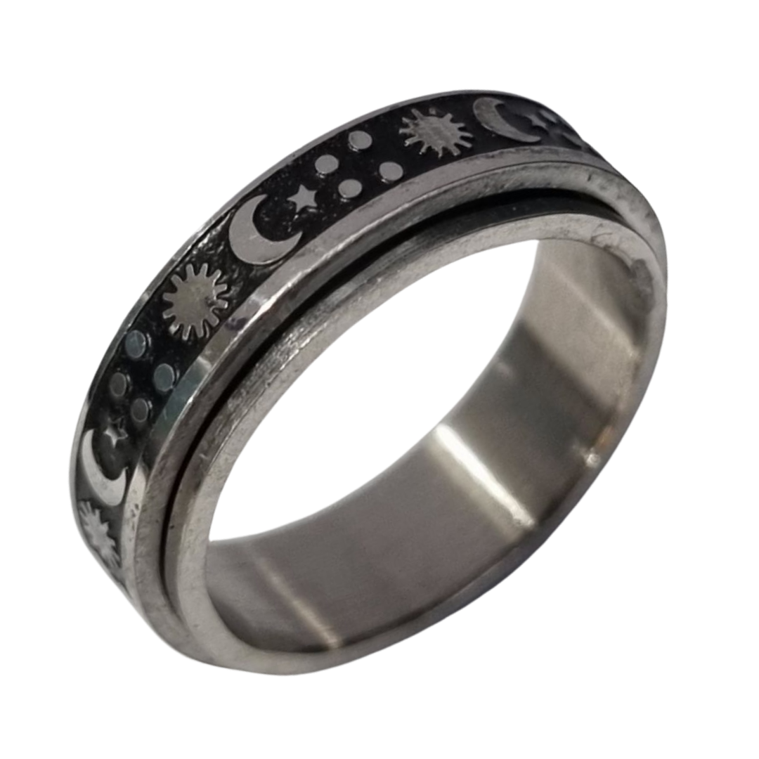 Fidget Ring - Moon