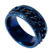 Chain Fidget Ring - Blue