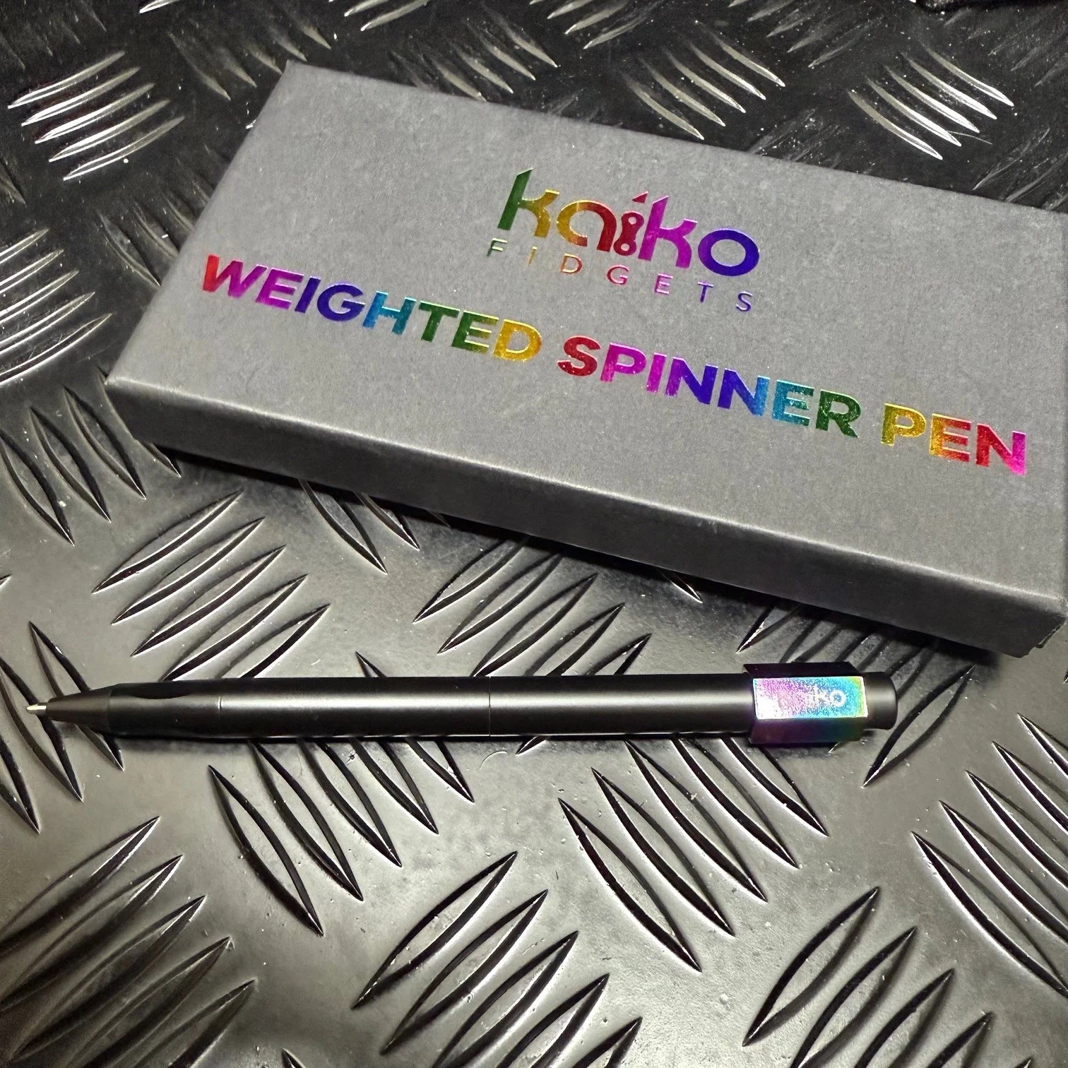 Weighted Spinner Pen with 4 refills - Varieties